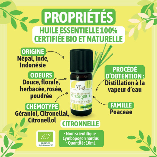 Organic Lemongrass essential oil