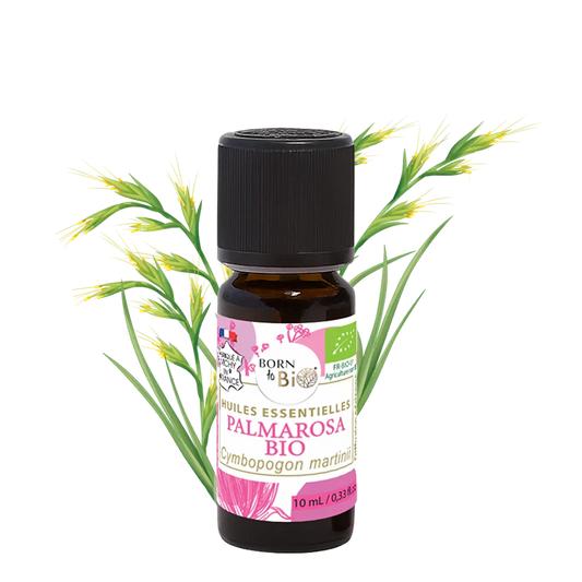 Huile essentielle Palmarosa Certifiée Bio