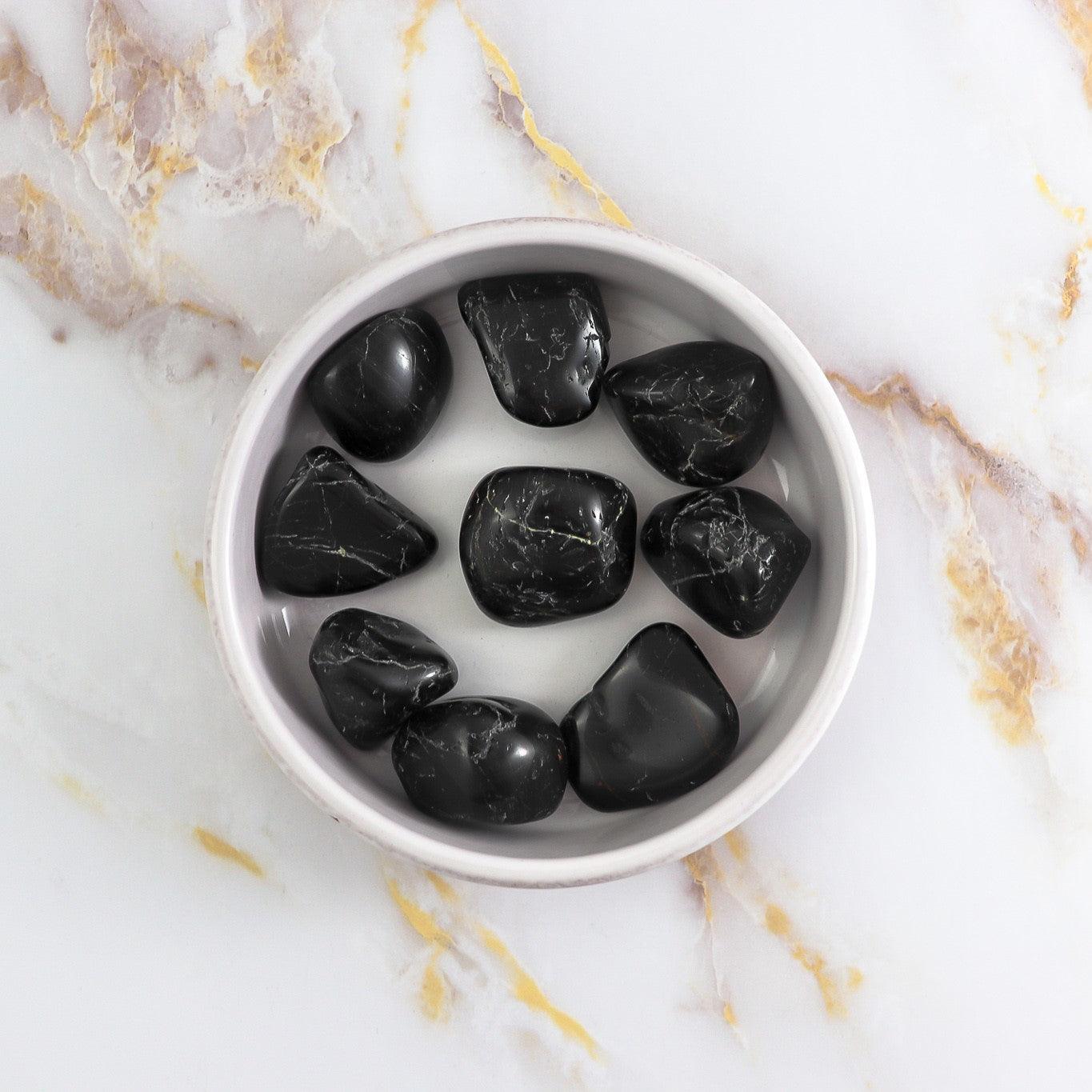 Black Tourmaline tumbled stone